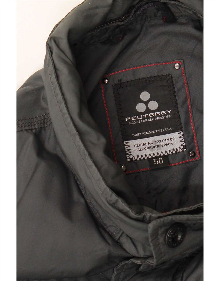 PEUTEREY Herre Utility Jacket EU 50 Medium Grå Polyamid