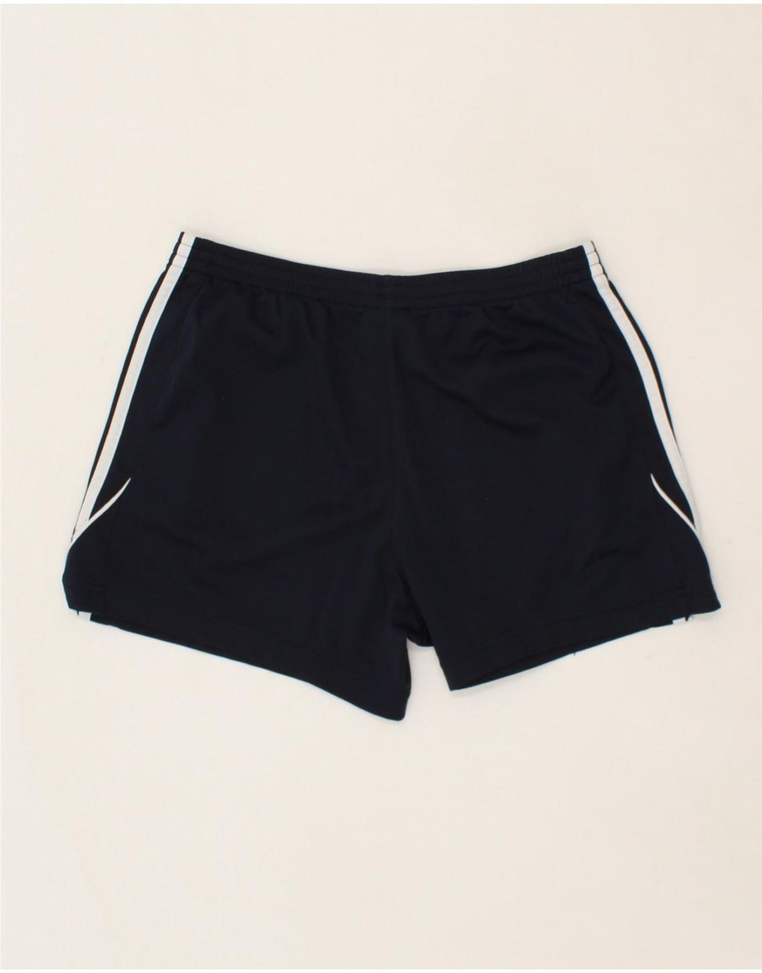 ADIDAS Boys Sport Shorts 13-14 Years Navy Blue Polyester Vintage Adidas and Second-Hand Adidas from Messina Hembry 