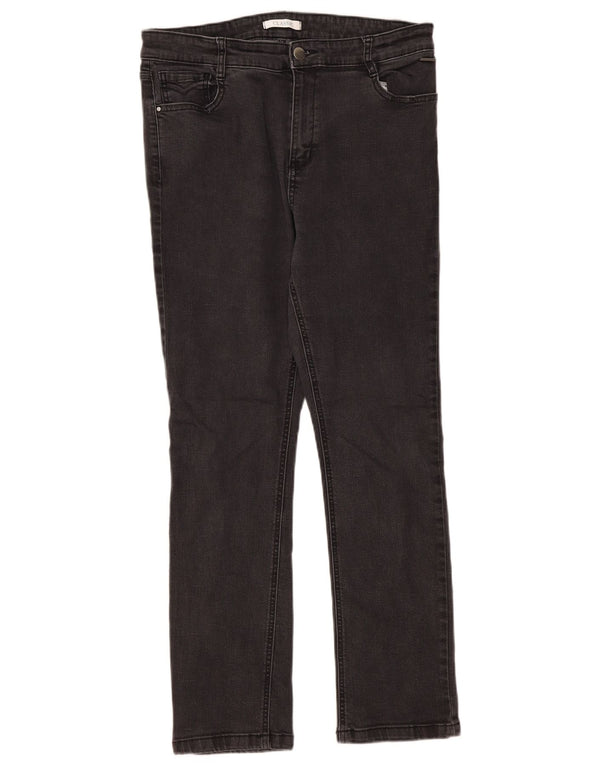 Marks & Spencer Dame Classic Fit Slim Jeans UK 14 Large W32 L28 Black