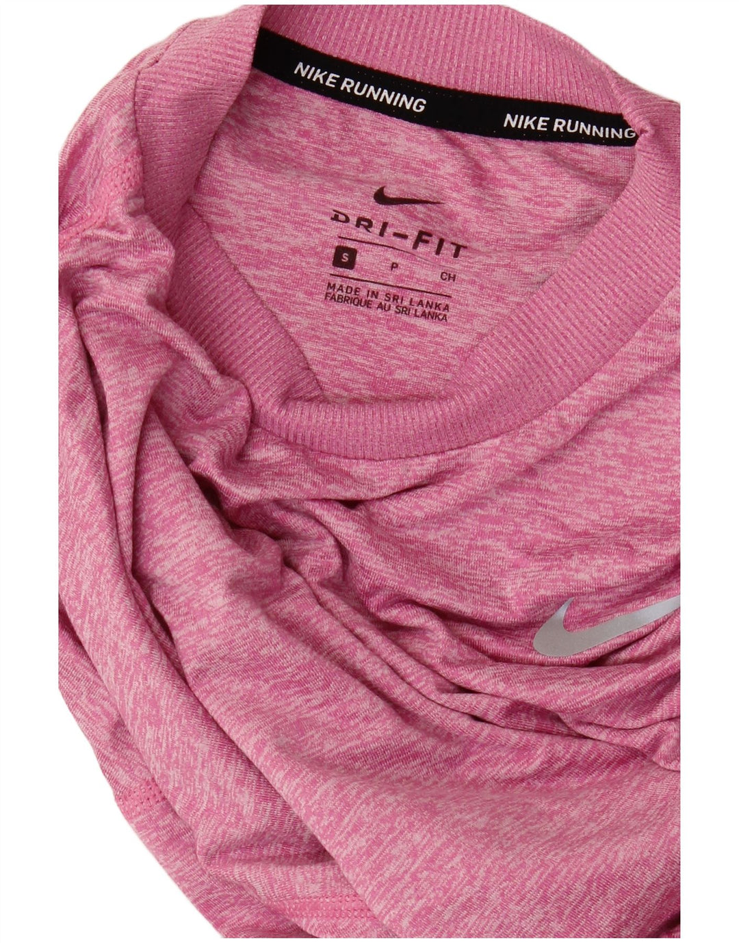 NIKE Herre Dri Fit Top Langærmet Lille Pink Flecked