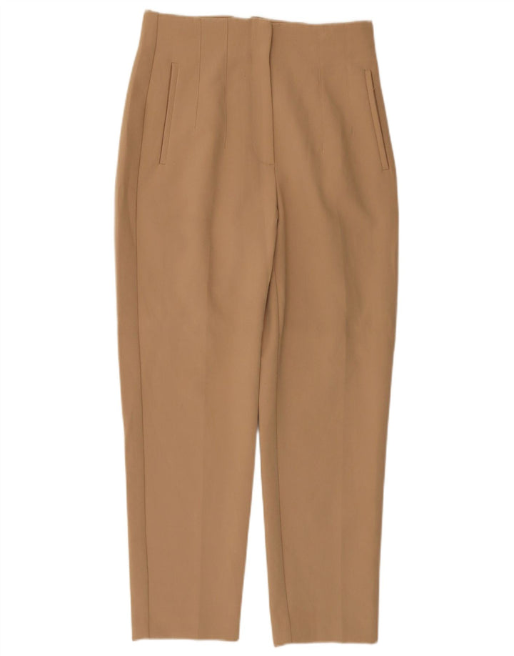 Zara Koniske Chinobukser til kvinder Medium W28 L26 Beige Polyester