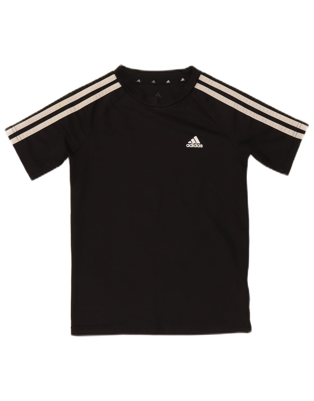 Adidas Boys Aeroready T-Shirt Top 9-10 År Sort Polyester