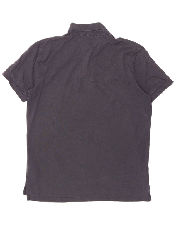 Tommy Hilfiger Herre Regular Fit Polo Shirt Stor marineblå bomuld