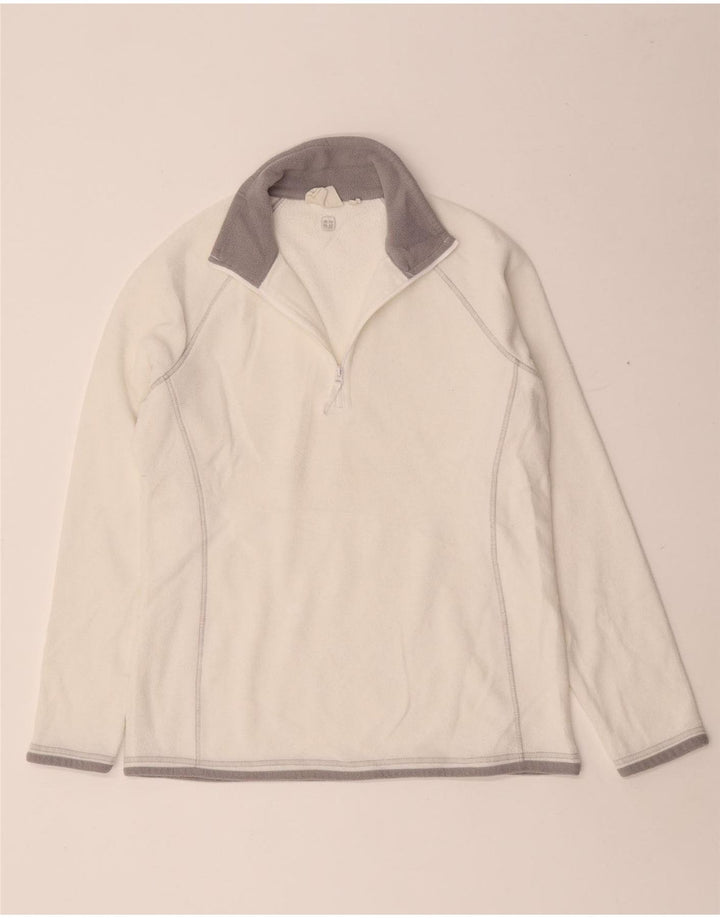 Mountain Warehouse Dame Fleece Jumper med lynlås DK 12 Medium White