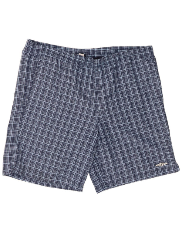 Umbro Herre badeshorts XL Marineblå Ternet polyester