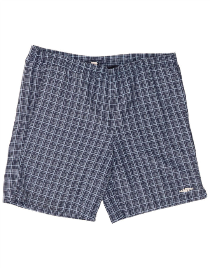 Umbro Herre badeshorts XL Marineblå Ternet polyester
