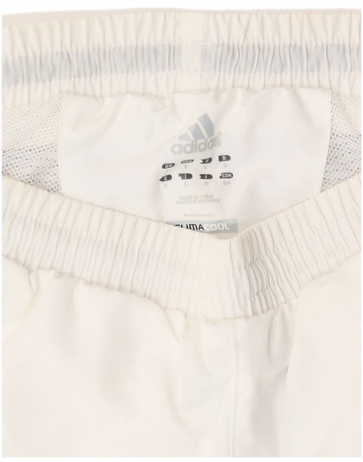 Adidas Herre Climacool Bermuda Sportshorts Small White Polyester Sports