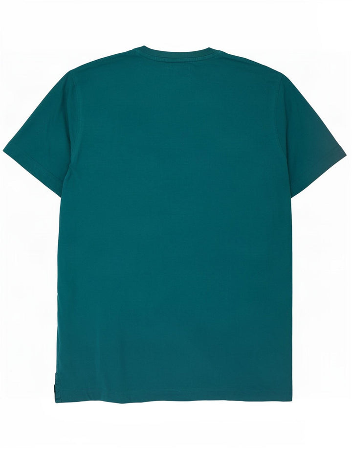 Crew Clothing Herre T-Shirt Top Stor turkis bomuld