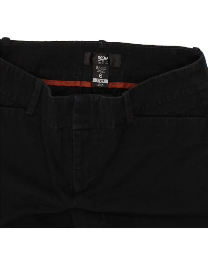 MOSSIMO Womens Stretch Slim Casual Trousers US 6 Medium W30 L27 Black | Vintage Mossimo | Thrift | Second-Hand Mossimo | Used Clothing | Messina Hembry 