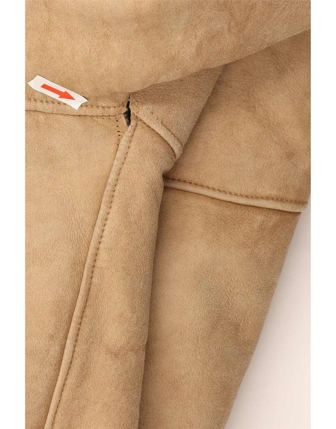 Vintage Herre Shearling Jacket UK 38 Medium Brown