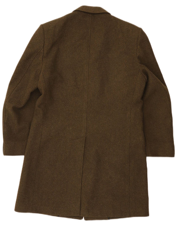 Vintage Overfrakke til mænd IT 46 Small Khaki