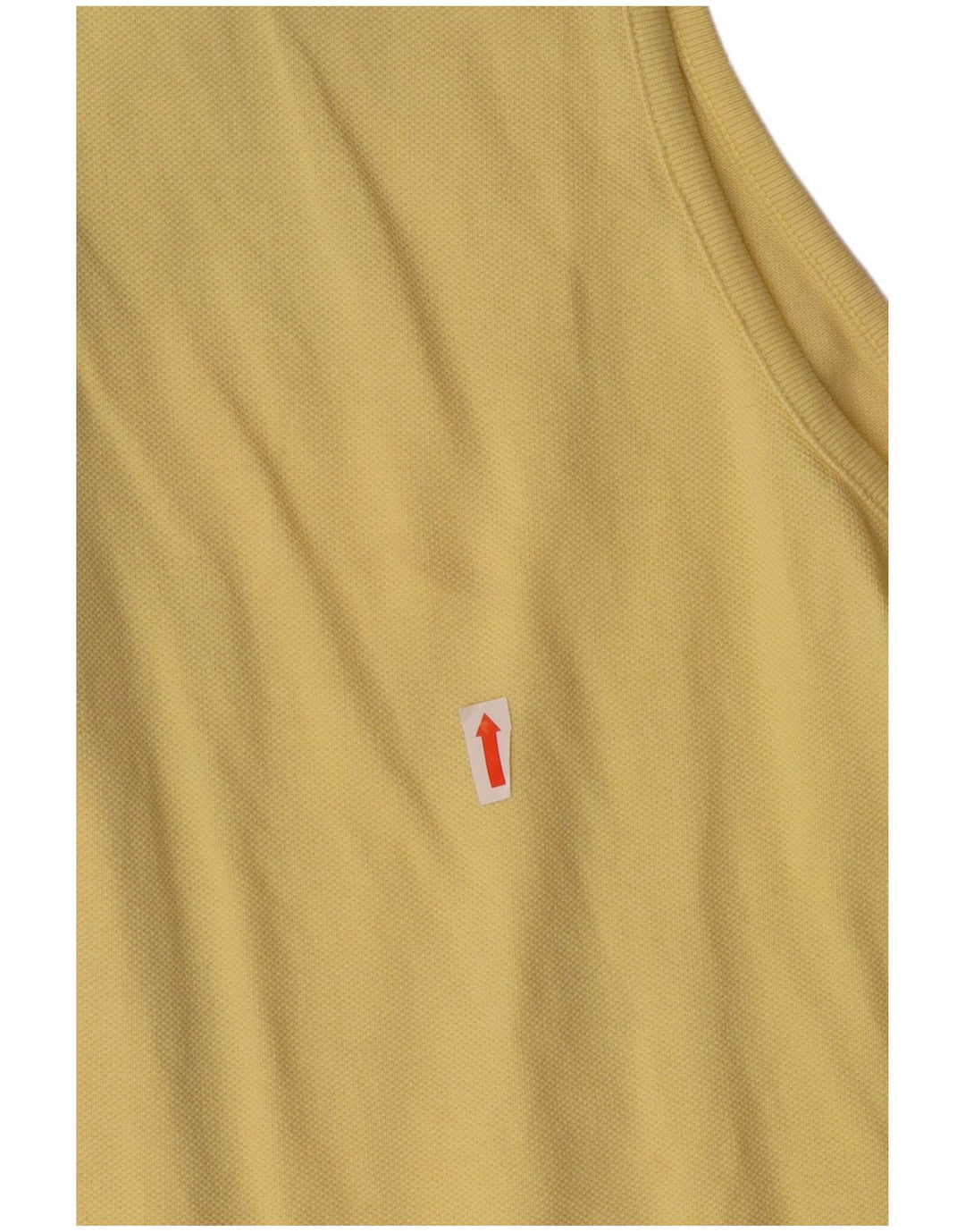 ARMATA DI MARE Womens Sleeveless Shirt IT 46 Large Yellow Cotton
