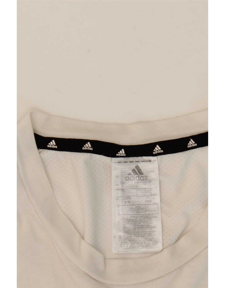 Adidas Herre Aeroready T-Shirt Top Stor Hvid Bomuld