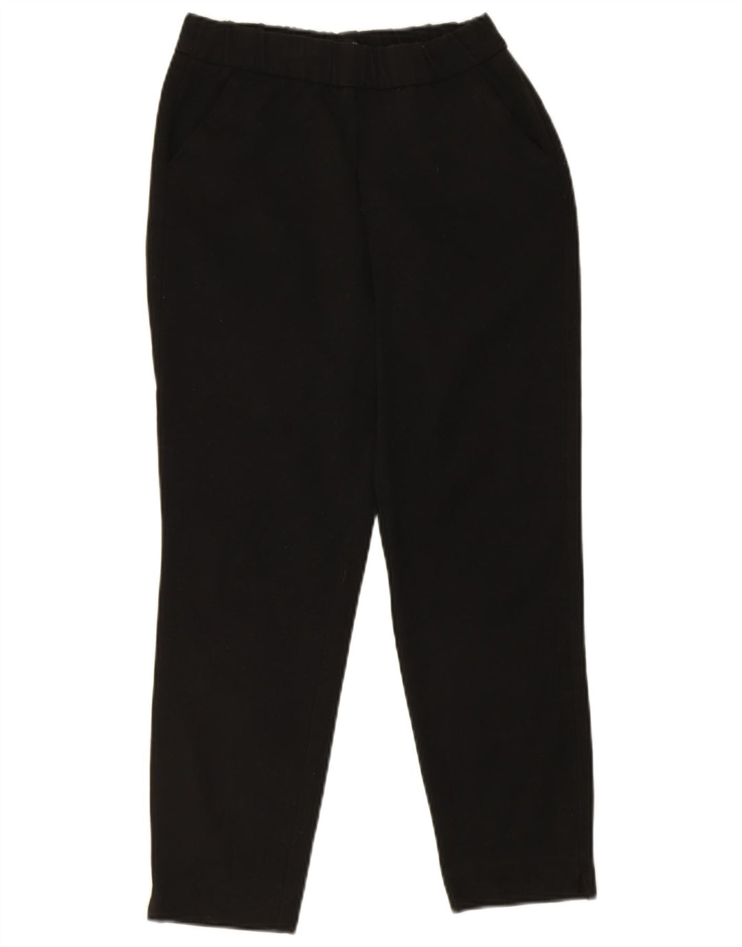 Zara Slim Cropped Bukser Small W26 L24 Sort