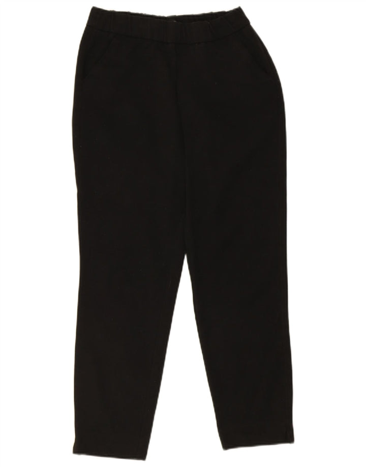 Zara Slim Cropped Bukser Small W26 L24 Sort