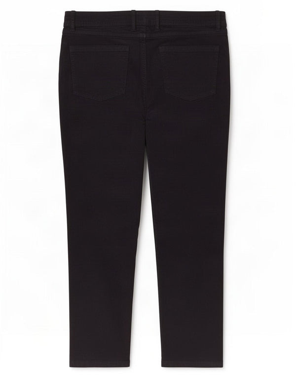Marks & Spencer koniske fløjlsbukser til kvinder UK 18 XL W36 L27 Marineblå