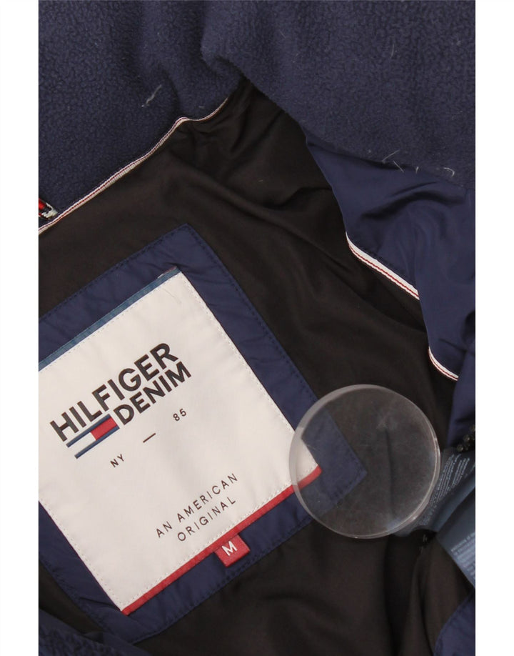 Tommy Hilfiger Herre polstret jakke UK 38 Medium Navy Blue Nylon