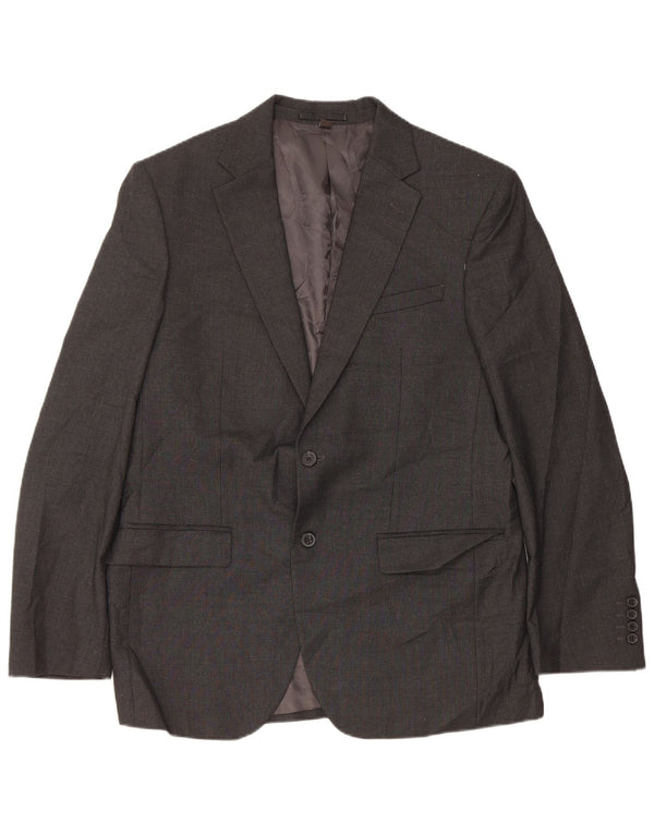 Marks & Spencer Herre 2-knaps blazerjakke UK 40 Medium Grey Polyester