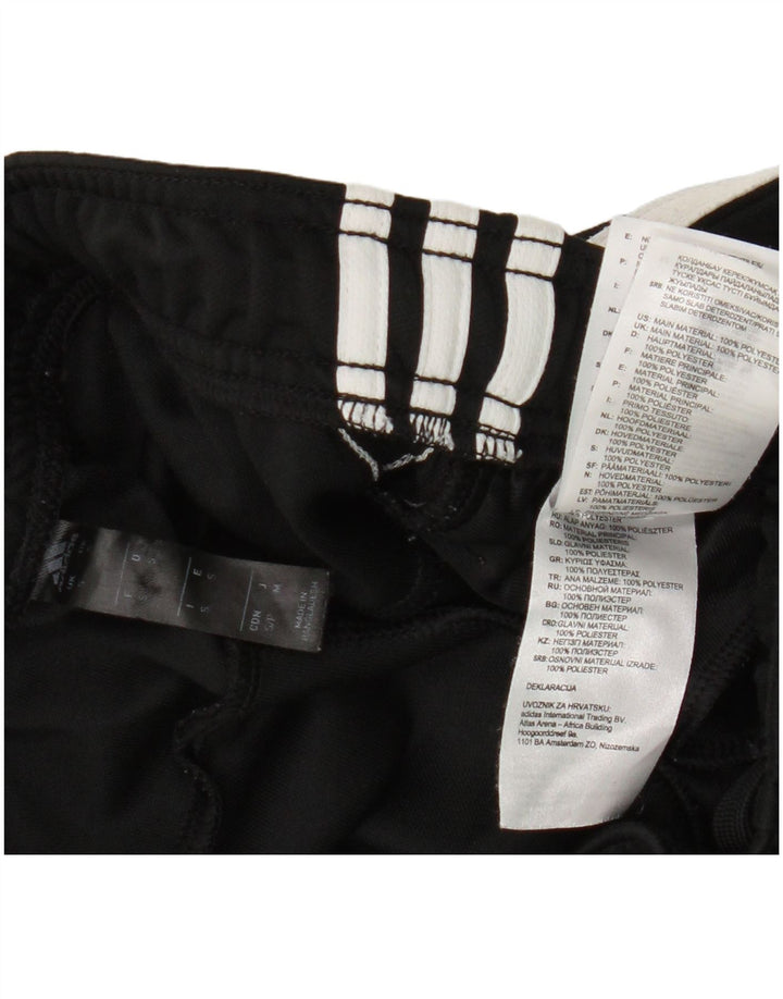 Adidas Dame træningsdragt Bukser Joggers UK 10 Small Black Polyester