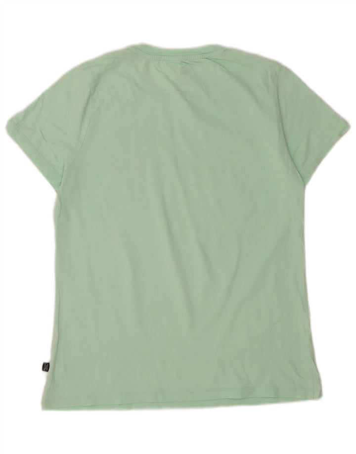 Puma Grafisk T-shirt top til kvinder DK 14 Medium Grøn