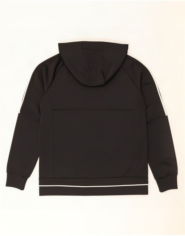 Adidas Boys Juventus Hættetrøje med lynlås 13-14 år Sort polyester