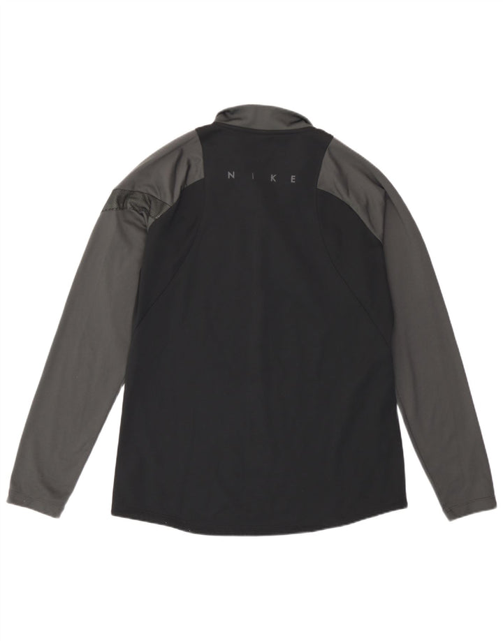 Nike Herre Pullover træningsdragt Top Medium Sort Colourblock Polyester