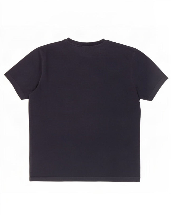 Ellesse Herre T-Shirt Top Stor Marineblå Bomuld