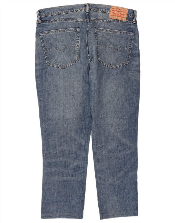Levi's Herre 511 Tapered Slim Jeans W36 L28 Blå Bomuld