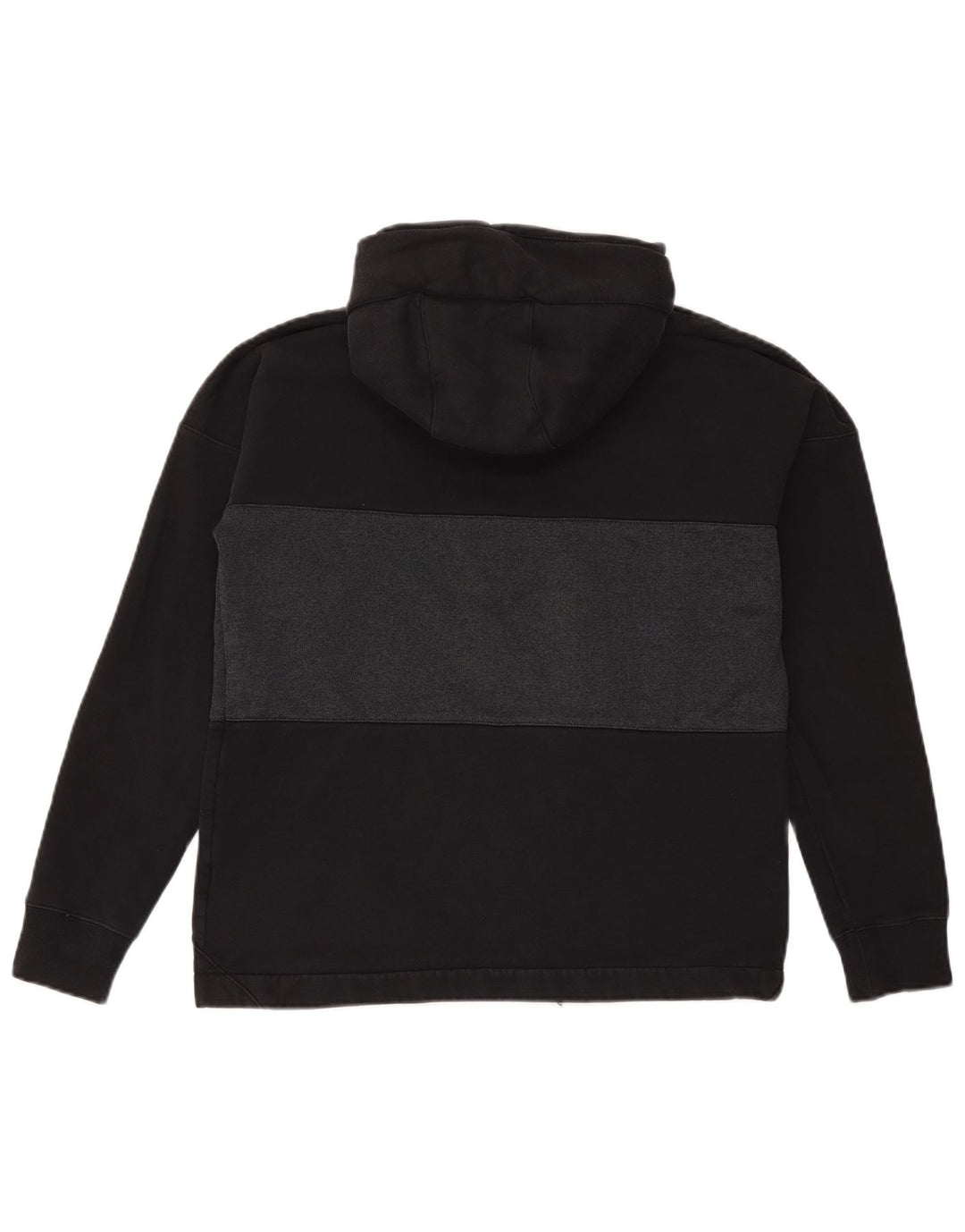 Nike grafisk hættetrøje til mænd Medium Sort Colourblock Bomuld