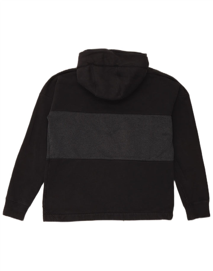 Nike grafisk hættetrøje til mænd Medium Sort Colourblock Bomuld