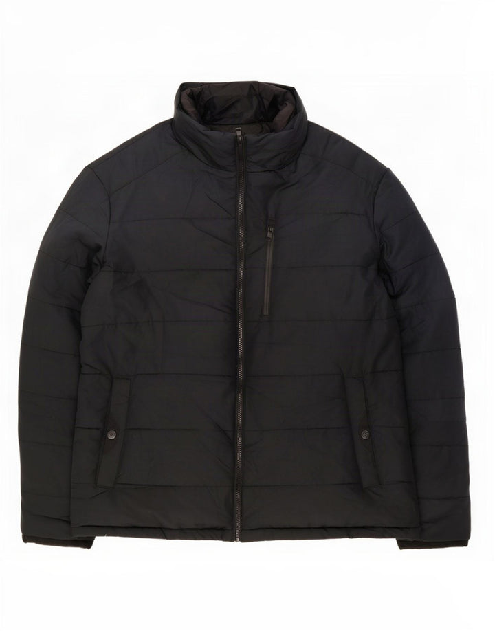 Marks & Spencer Polstret jakke til kvinder UK 44 2XL Sort Polyester