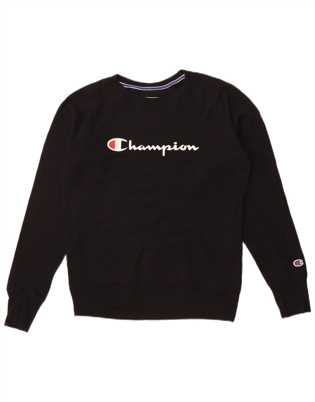 CHAMPION Grafisk sweatshirt til mænd mellem sort polyester