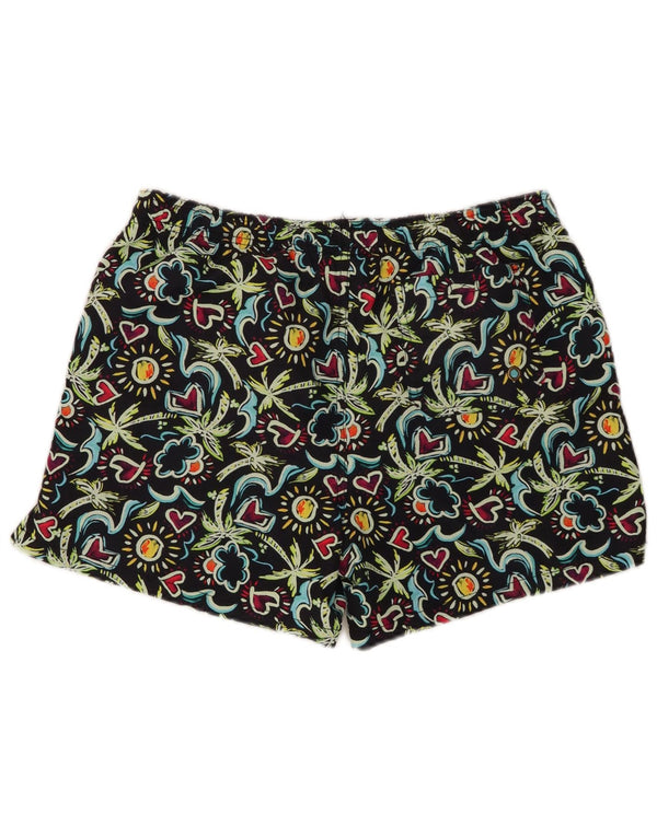 Maui and Sons Grafiske badeshorts til mænd Medium Sort Floral