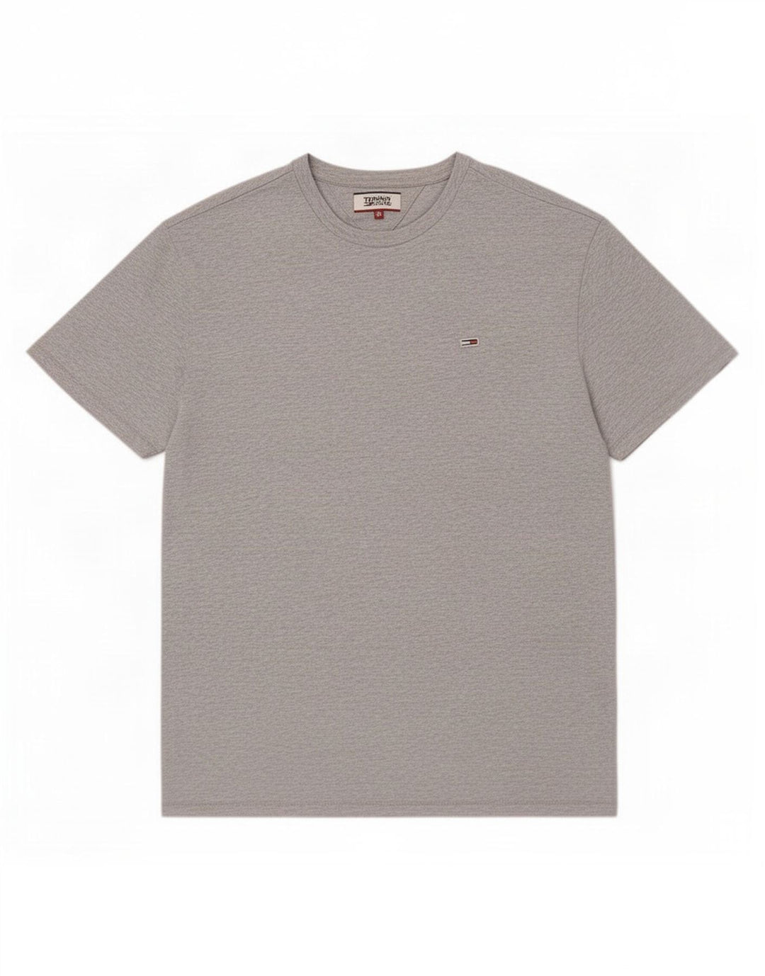 Tommy Hilfiger Herre T-shirt Top mellemgrå bomuld