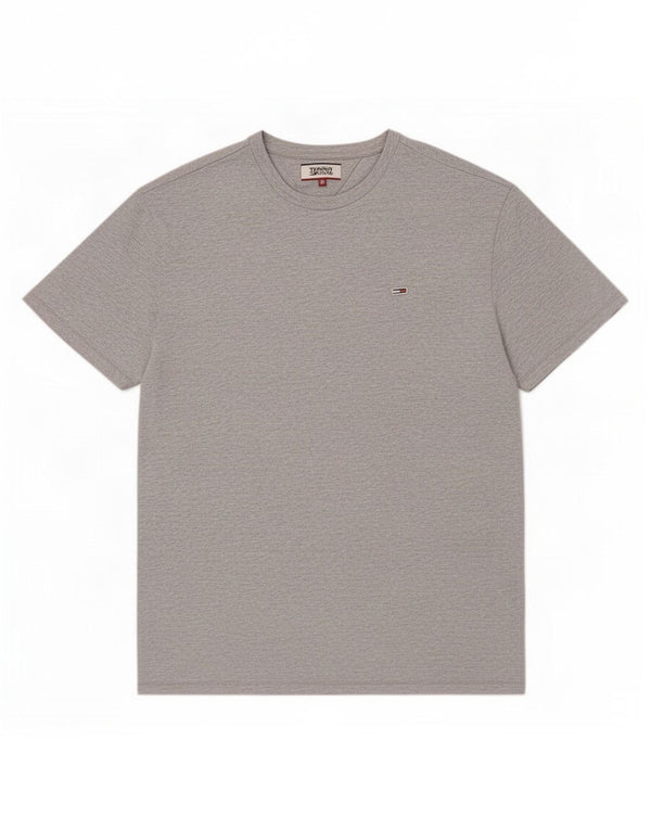 Tommy Hilfiger Herre T-shirt Top mellemgrå bomuld