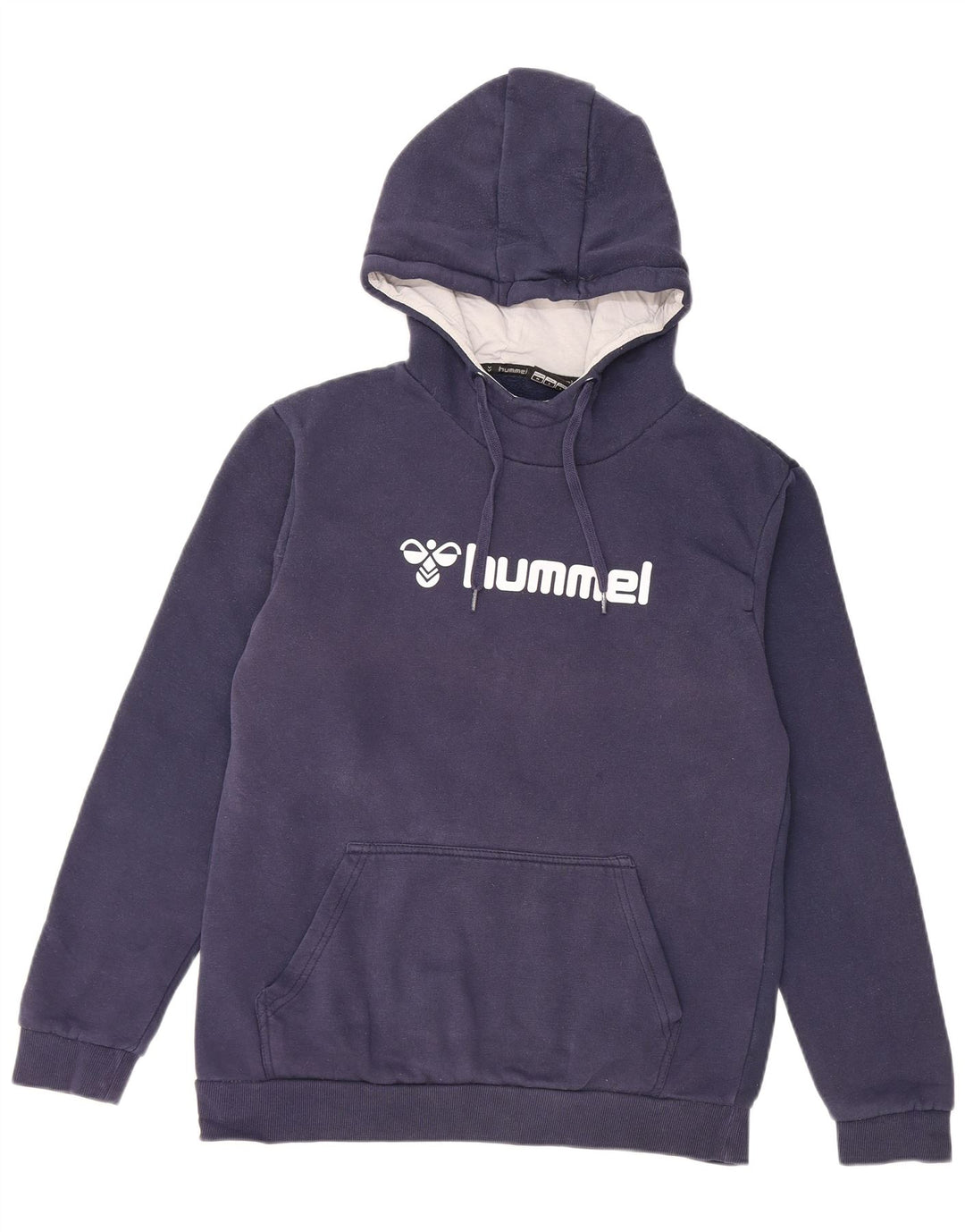 Hummel Herre grafisk hættetrøje Jumper Medium Marineblå Bomuld