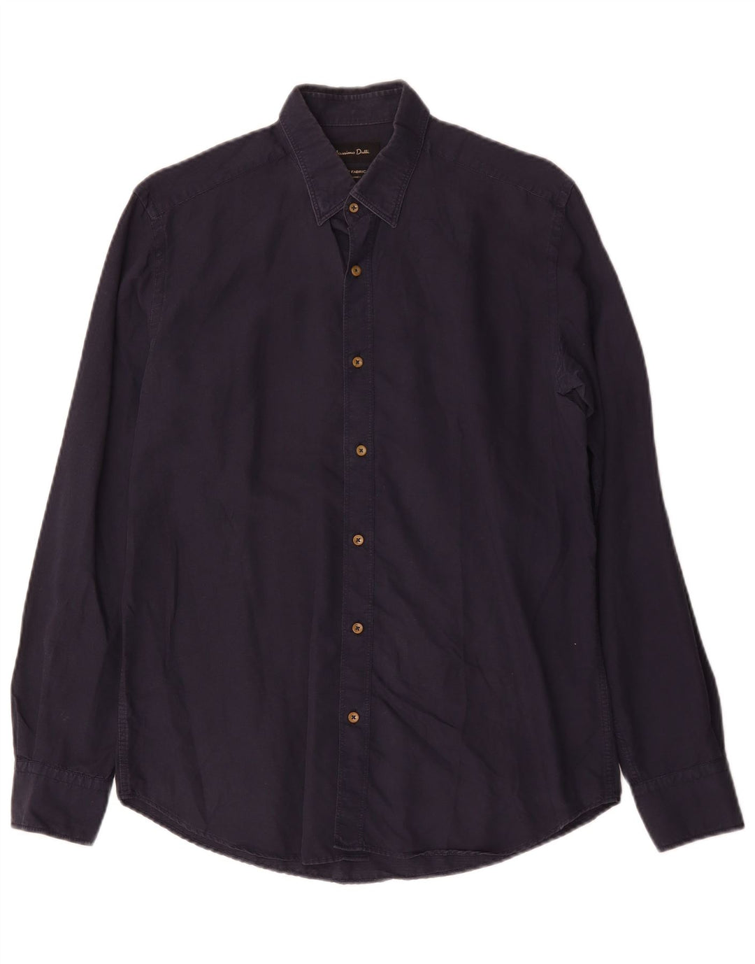 Massimo Dutti Herreskjorte Medium Navyblå Bomuld
