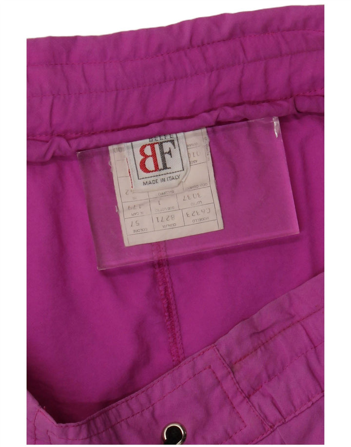 Belfe & Belfe Grafiske svømmeshorts til kvinder IT 42 Medium Pink Nylon