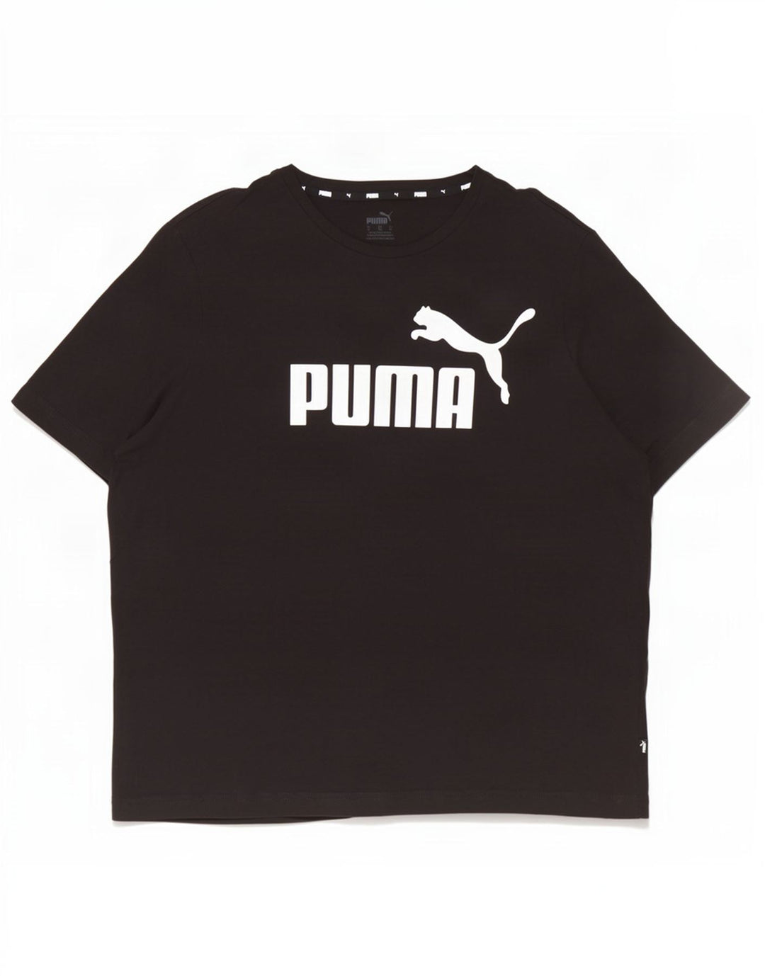 Puma Herre Grafisk T-Shirt Top XL Sort Bomuld
