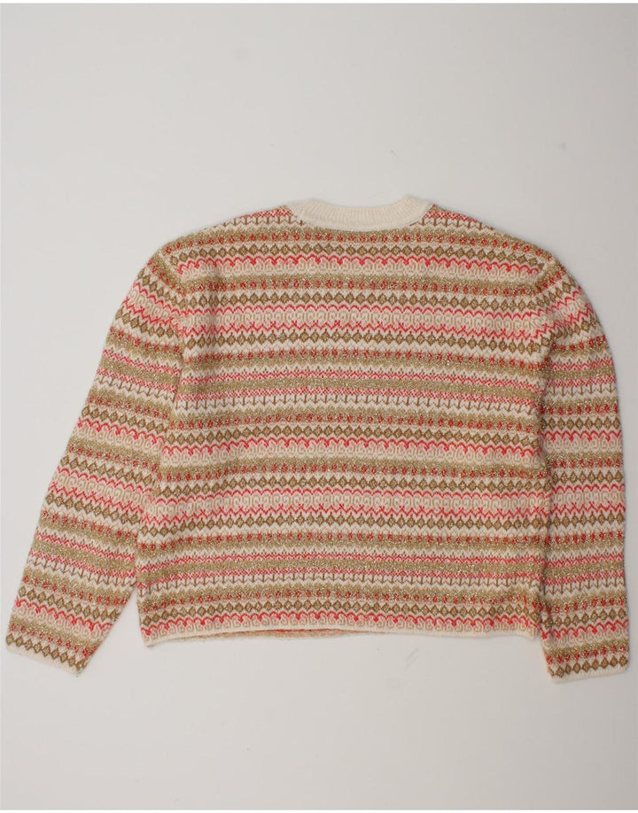 Marks & Spencer Dame sweater med rund hals DK 16 Stor Flerfarvet