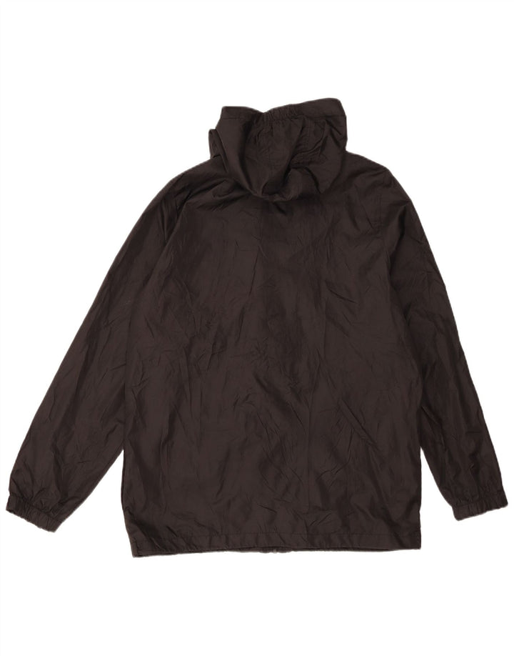 Kappa drenge hætte vindjakke 13-14 år sort polyester