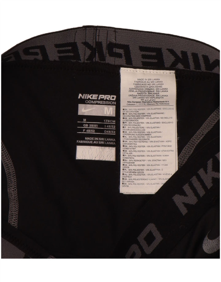 Nike Grafiske Leggings til mænd UK 39/41 Medium Black Polyester