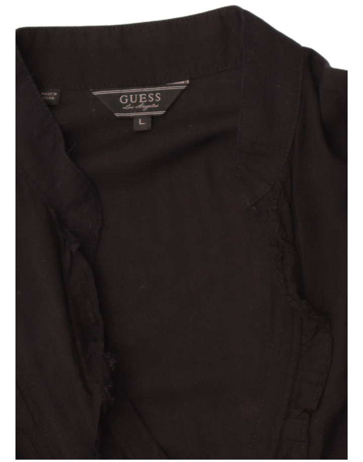 Guess skjortebluse til kvinder UK 14 Large Black