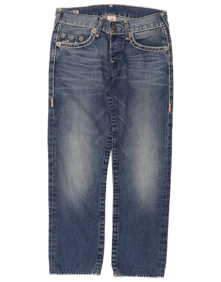 True Religion Lige jeans til kvinder W31 L28 blå bomuld