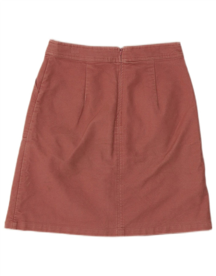 BODEN Womens Denim Skirt W26 Small Pink Cotton