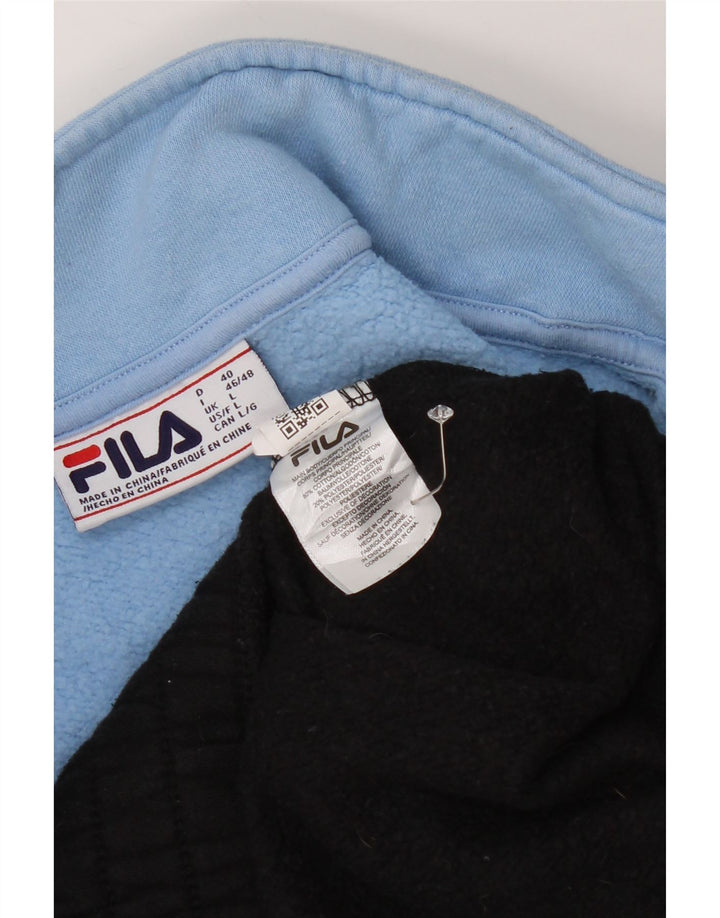 Fila Dame Sweatshirt Jumper UK 16 Stor flerfarvet Colourblock