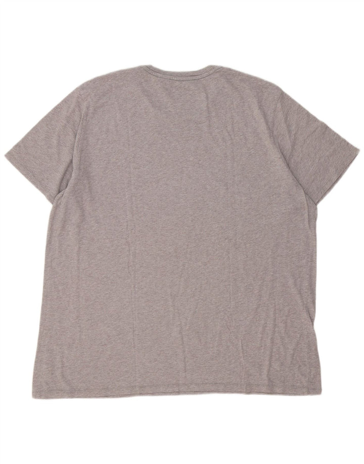Levi's Herre grafisk T-shirt Top 2XL Grå Flecked Bomuld