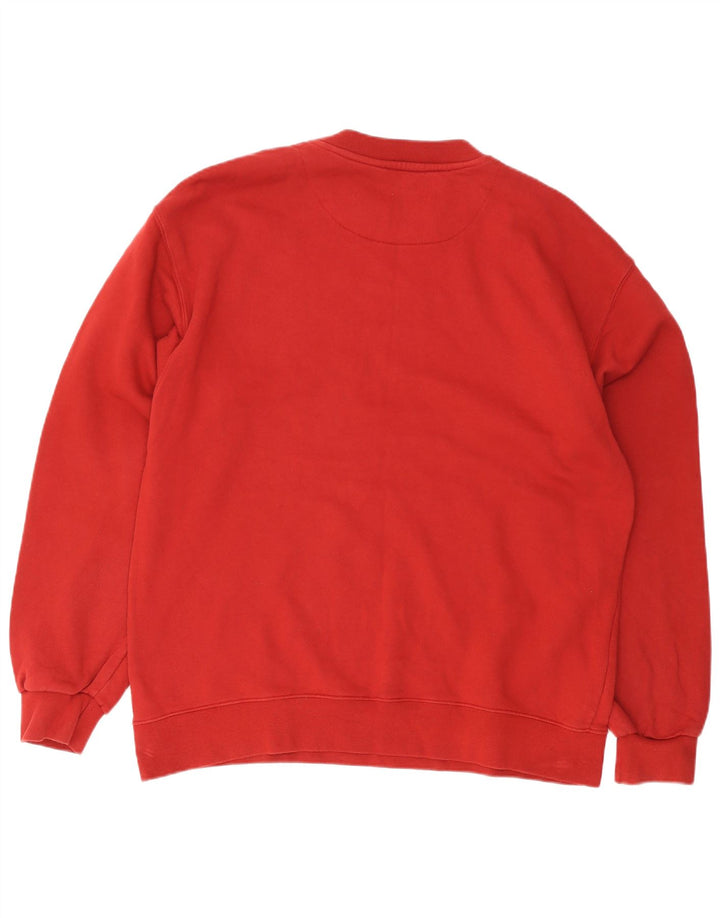 BEN SHERMAN Sweatshirt til mænd 2XL Rød Bomuld