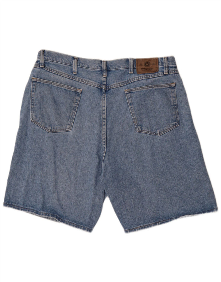 WRANGLER Denimshorts til mænd W38 XL Blå Bomuld