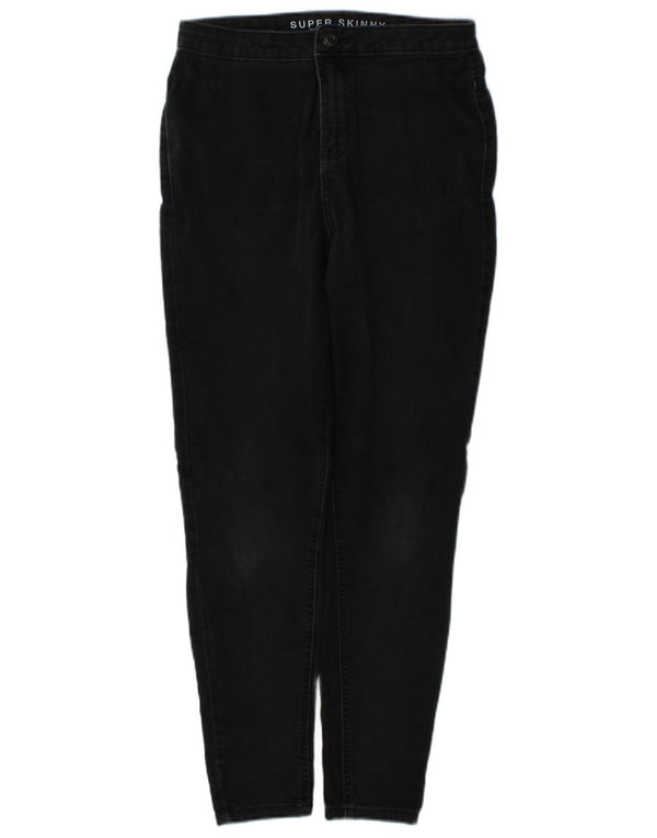 Marks & Spencer Dame Super Skinny Jeans UK 12 Medium W28 L29 Grå Bomuld